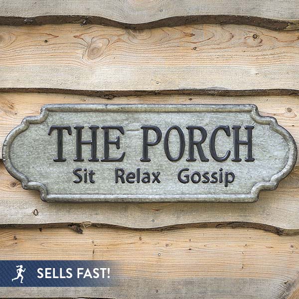 HUUUGE Porch Sign