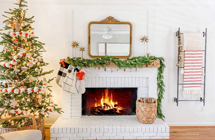 58 Inch Tall Wall Mounted Metal Display Ladder