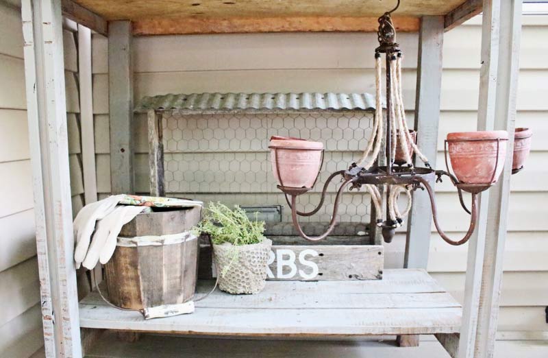 Rustic Wooden Pail