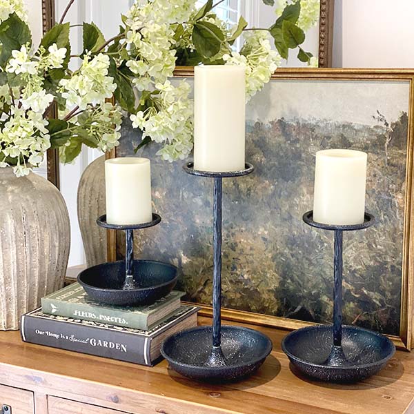 Metal Macie Candleholders, Set of 3