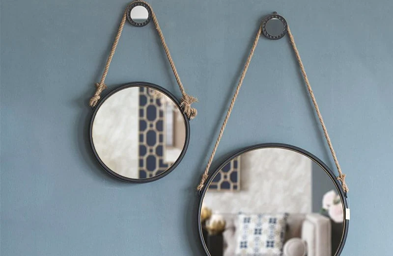 Rustic Rope Mirror, Pick your Size