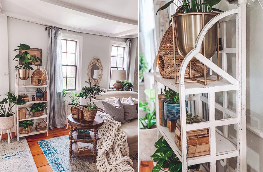 HUGE Vintage Architectural Wooden Bookcase