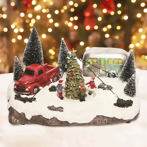 Light Up Musical Christmas Scene, Choose Your Style