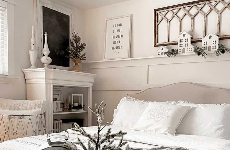 43 Inch Long Wooden Cathedral Window Wall Decor