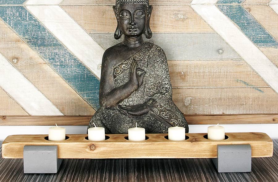 Sugar Mold Inspired Candle Holder