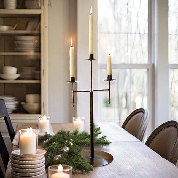 Antique Brass Candelabra, Choose Your Size