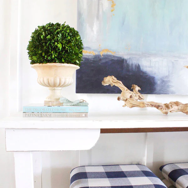 Potted Boxwood Topiary Ball
