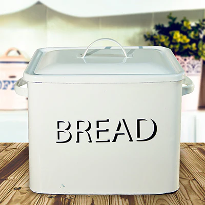 Enamel Bread Box