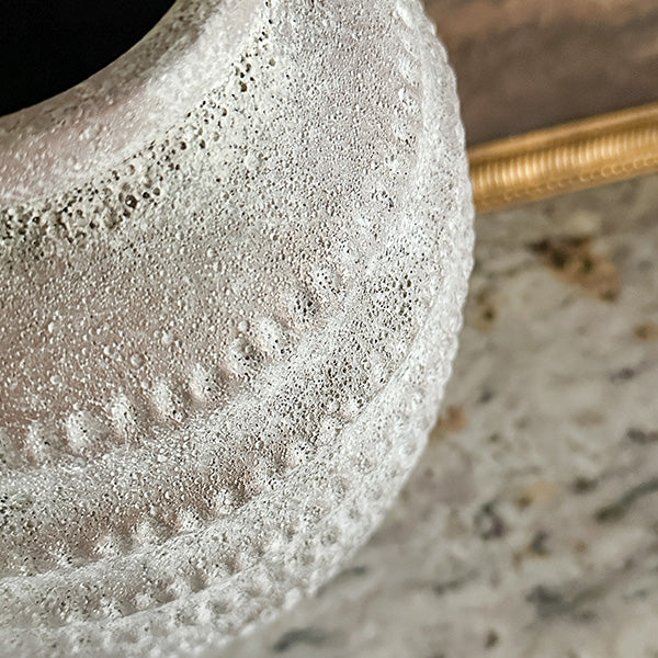 Handcrafted Ribbed Texture Large Vase