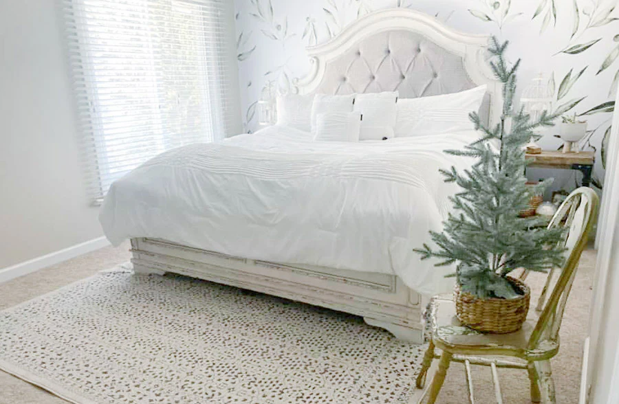 White Ruching Bedding, Pick Your Size