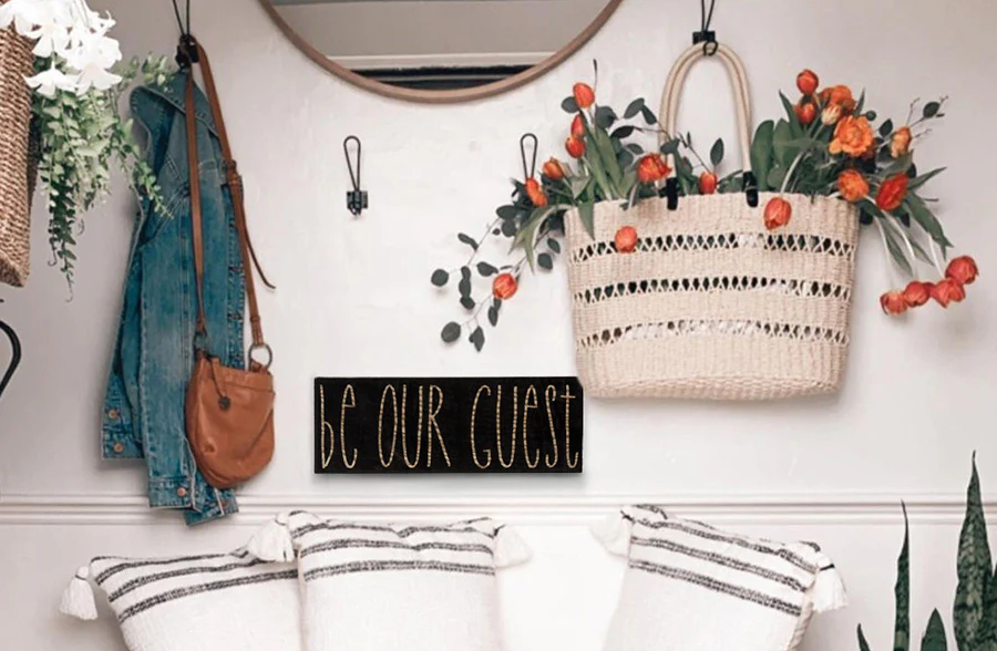 Be Our Guest Wall Decor