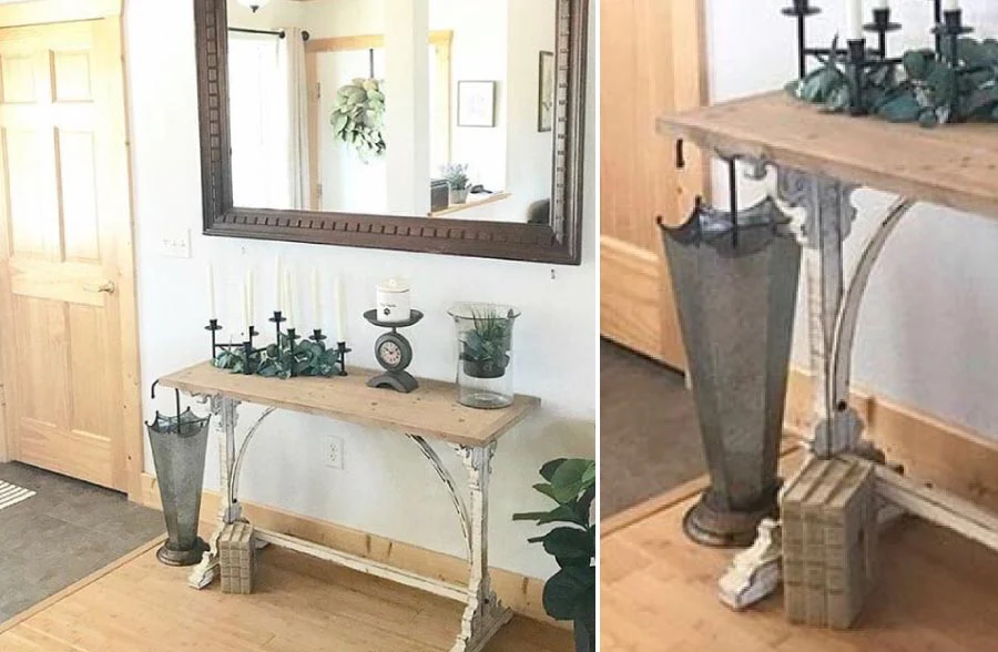 Galvanized Entryway Umbrella Holder