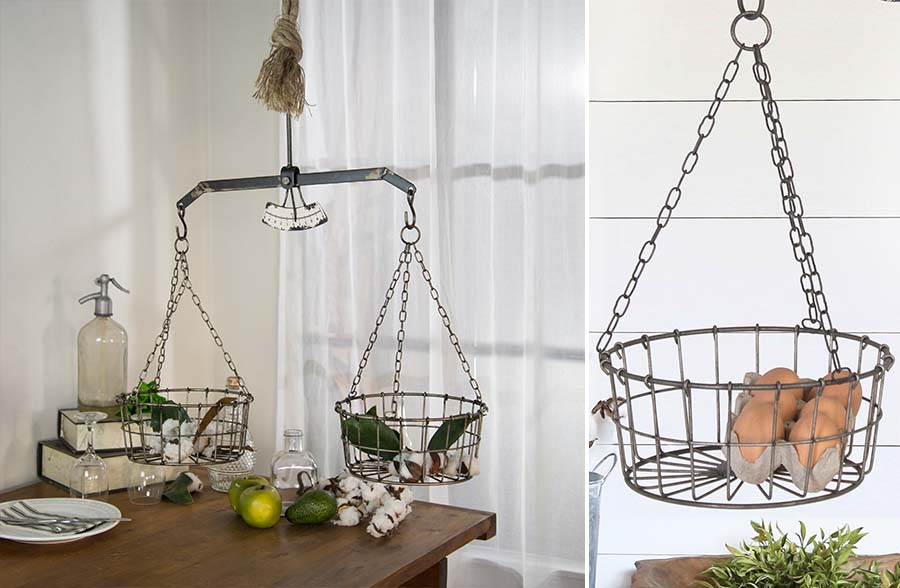 Vintage Inspired Hanging Produce Scale