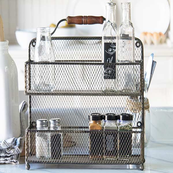Two-Tiered Spice Rack