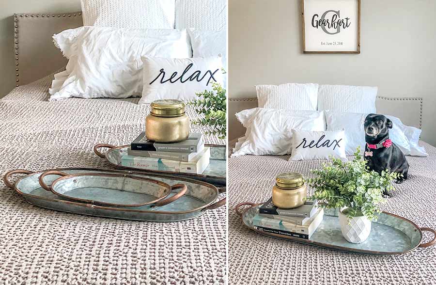 Galvanized Oval Trays Set of 3