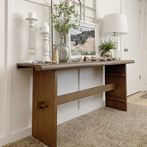 Wood Console Table | 66 Inch