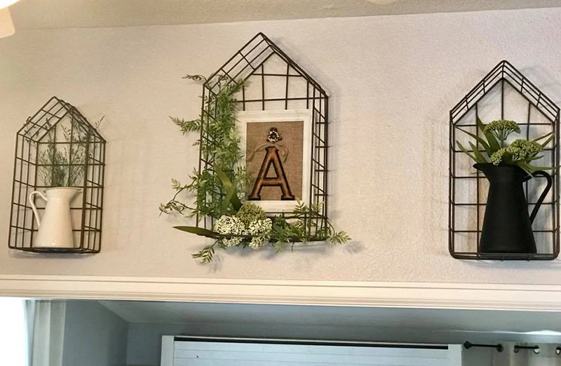 Wire House Shelves Set of 4