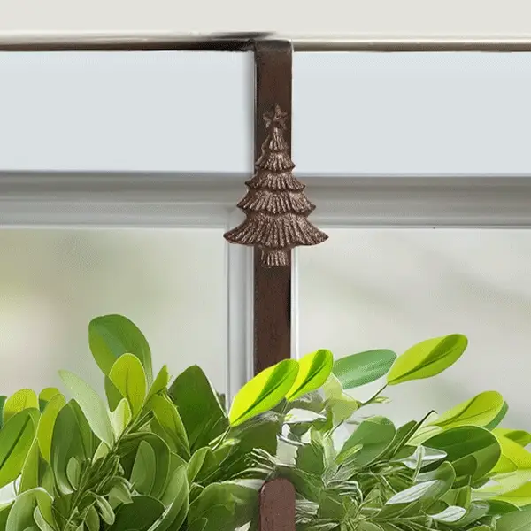 Year-Round Wreath Hanger with Interchangeable Icons