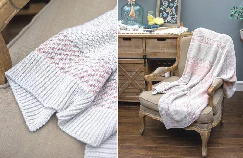 Copper Knit Throw Blanket