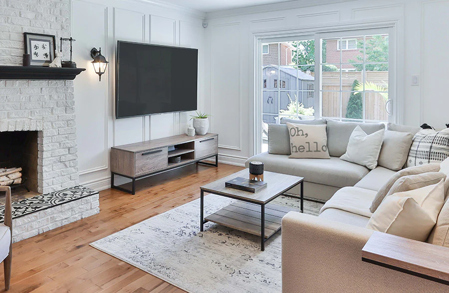 Oh Hello Embroidered Throw Pillow