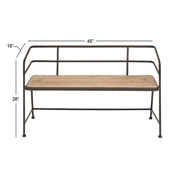 Industrial Farmhouse Bench