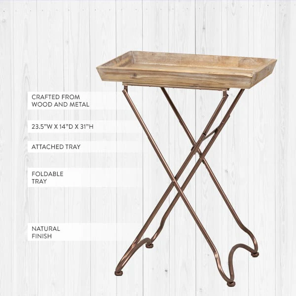 Wooden Tray Table