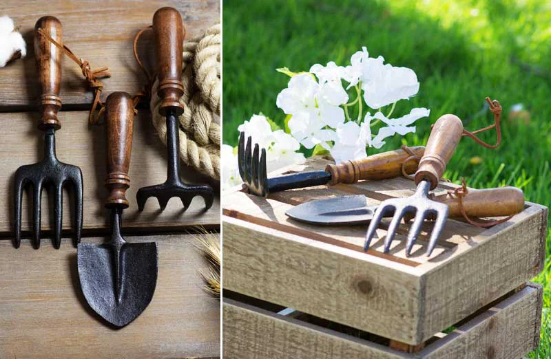 Cast Iron Garden Tools Set of 3