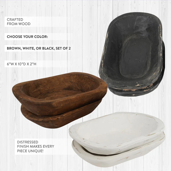 Dough Bowls, Set of 2 - Pick Your Color