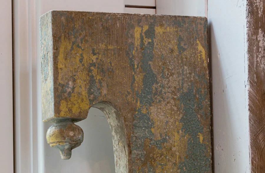 Huge Distressed Old Pharmacy Corbel