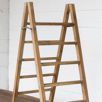 Wooden Tabletop Display Ladder