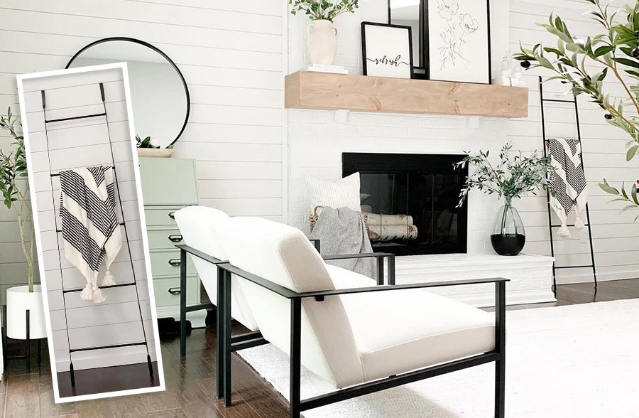 HUGE Decorative Display Metal Ladder