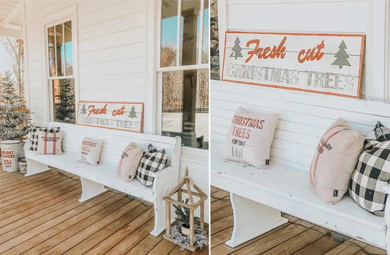 HUGE Fresh Cut Christmas Trees Sign