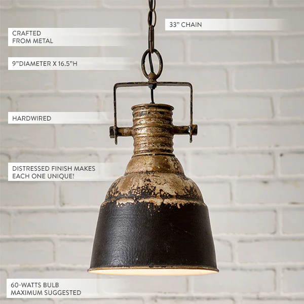 Industrial Farmhouse Pendant Light