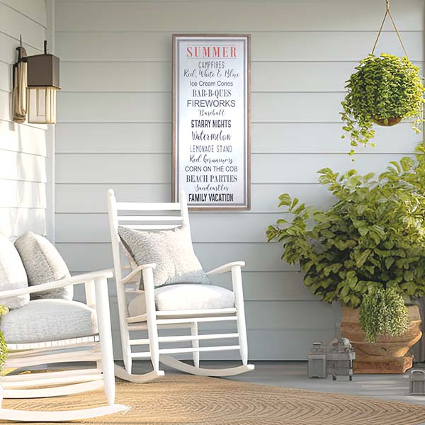 Summer Words Sign