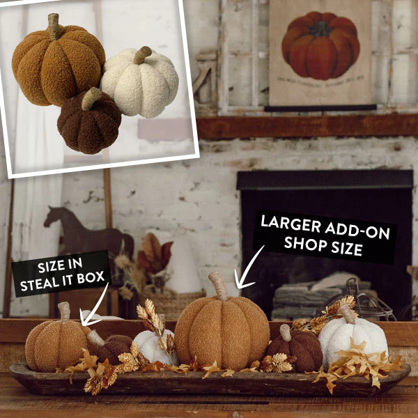 Cozy Pumpkin Pillows, Set of 3