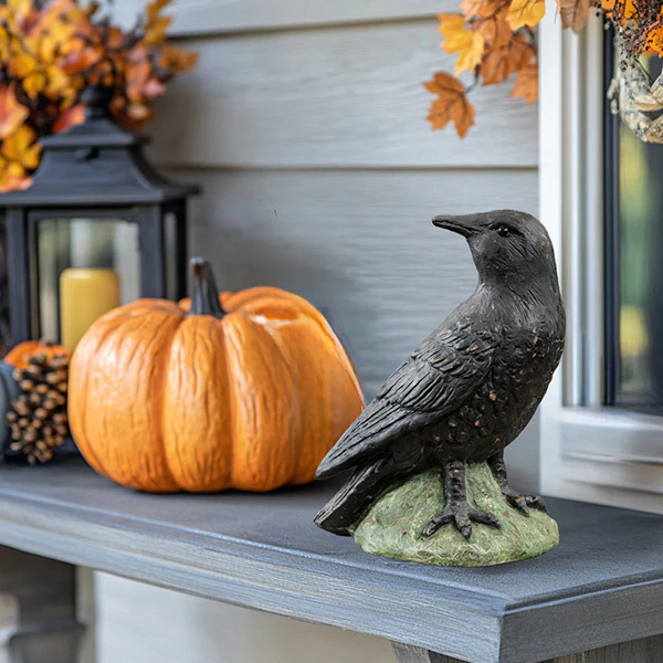 Crow Tabletop Statue