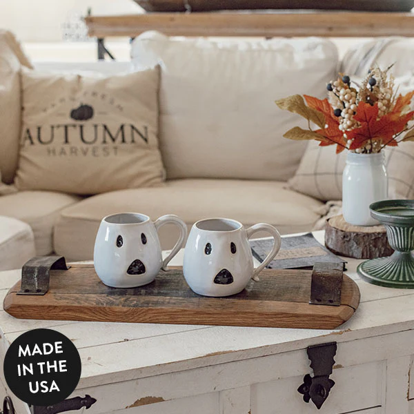 Bourbon Barrel Tray | Charcuterie Serving Board | Made in the USA