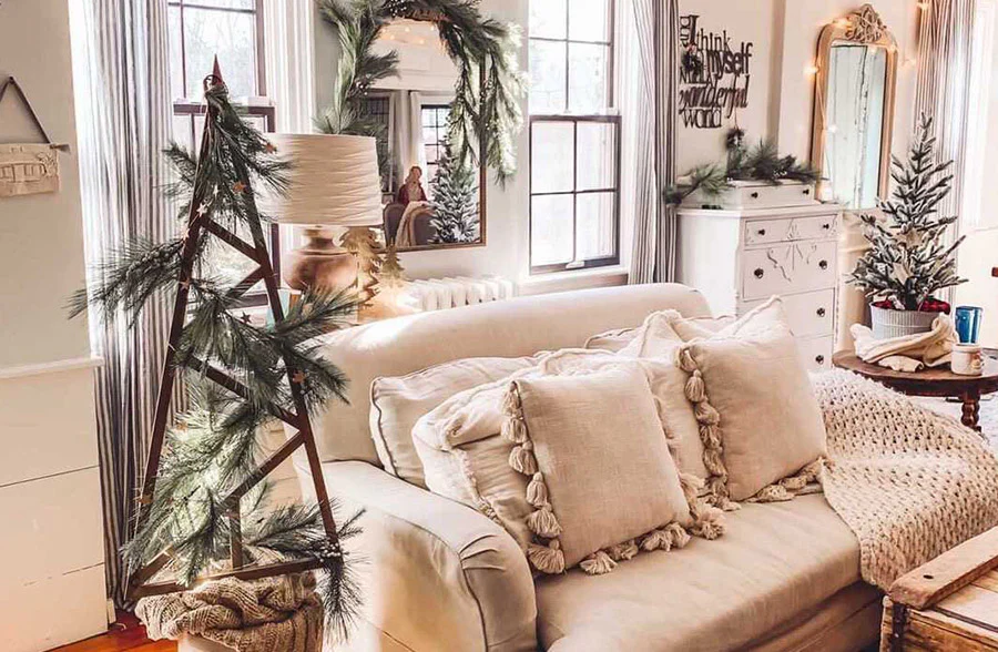 5 Foot Tall Tobacco Stick Christmas Tree | DES Exclusive