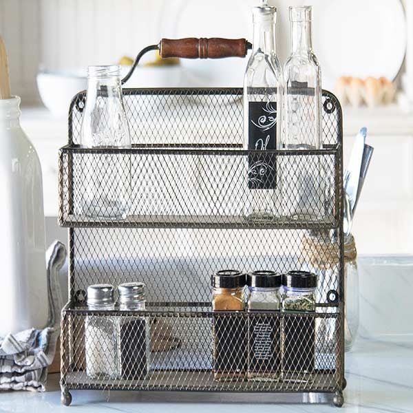 Two-Tiered Spice Rack