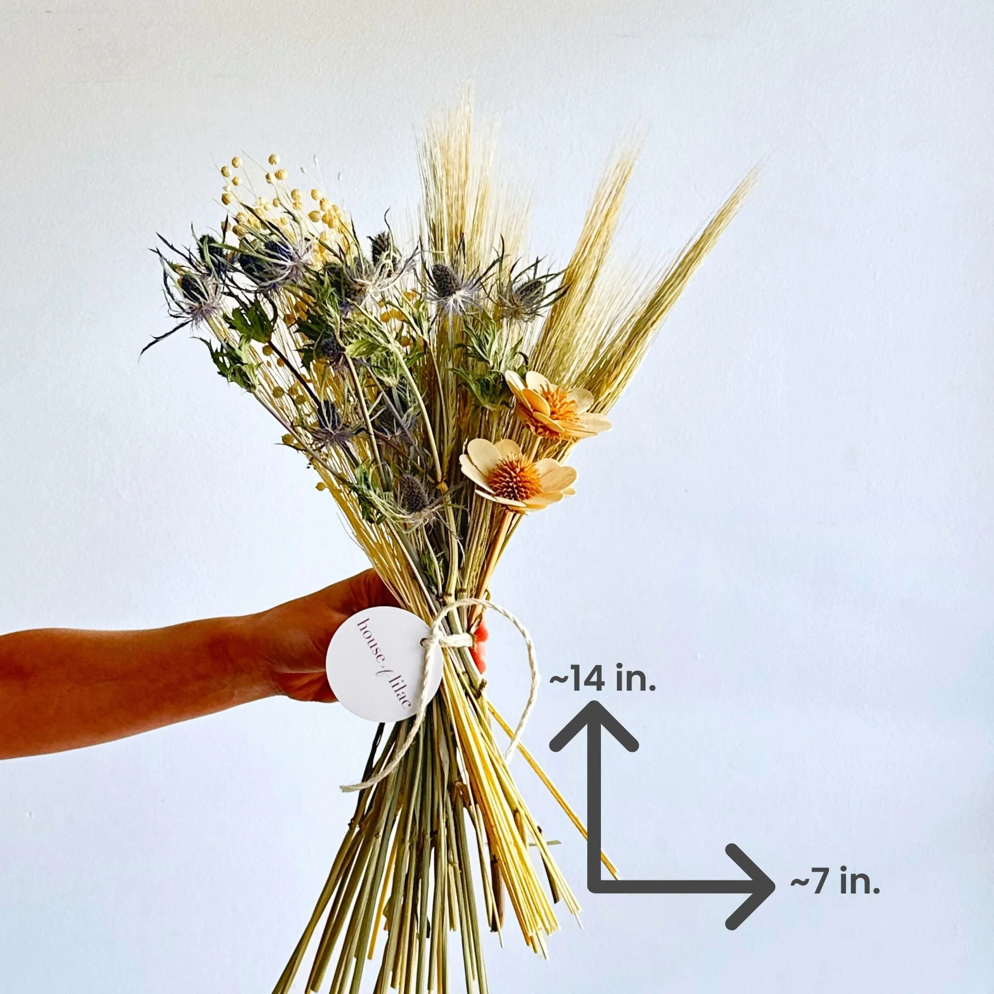 Dried Thistle & Luna Flower Bouquet