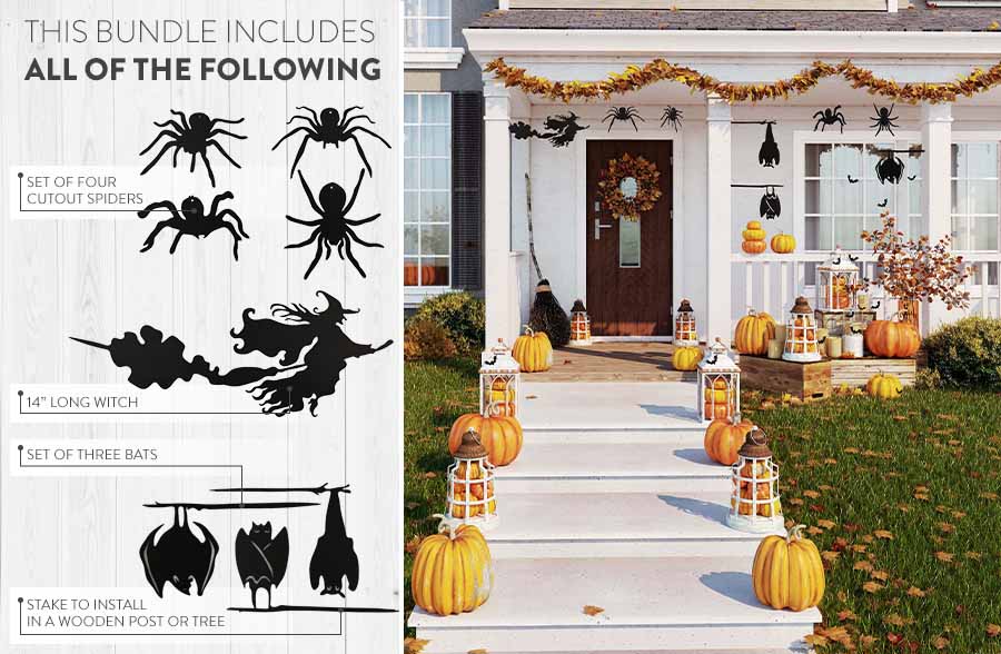 Frightful Friends 8 Piece Metal Cutout Kit