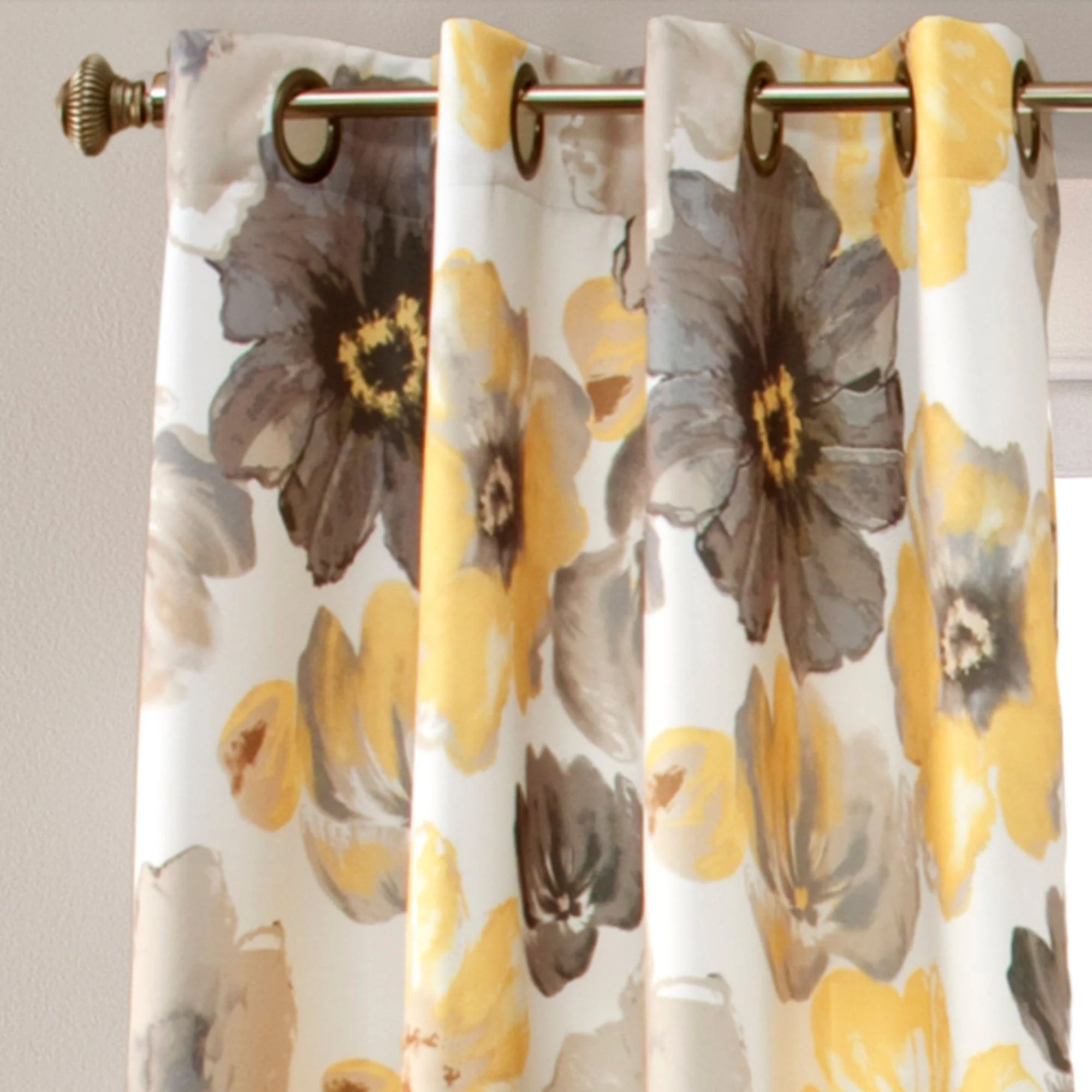 Leah Light Filtering Window Curtain Set