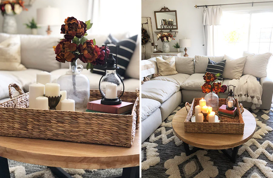 HUGE Square Hyacinth Tray with Handle