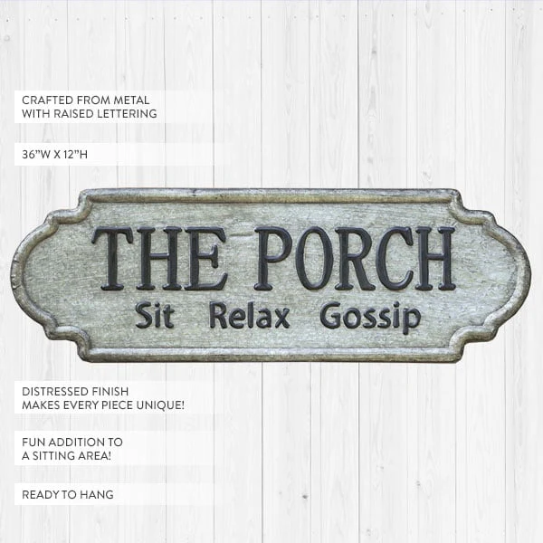 HUUUGE Porch Sign
