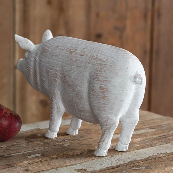 Farmhouse Pig Statue