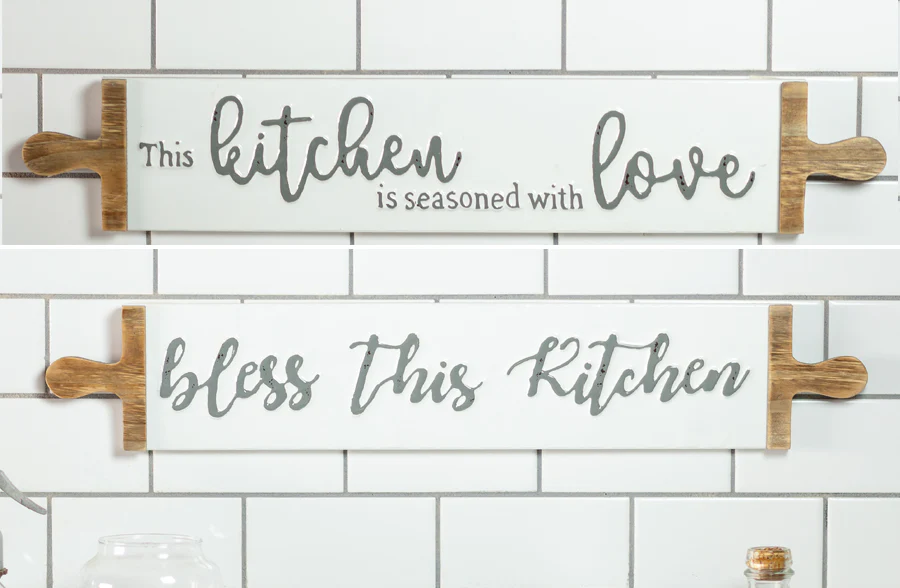 Cutting Board Inspired Kitchen Sign, Pick Your Style