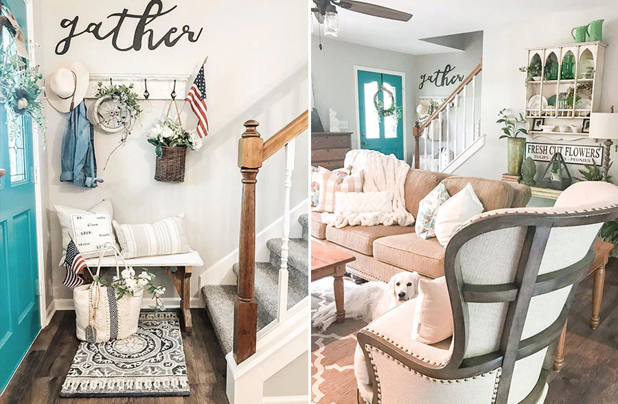 HUGE Metal Script Gather Wall Sign