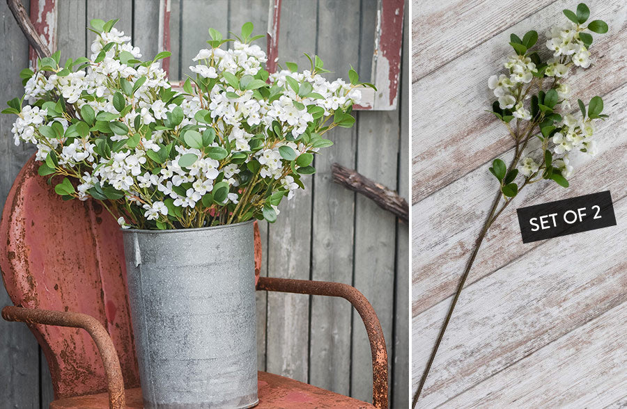 Lifelike Lilac Spray, Set of 2 - Pick Your Color