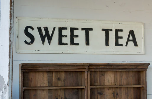 *HUUUGE* Embossed Metal Sweet Tea Sign