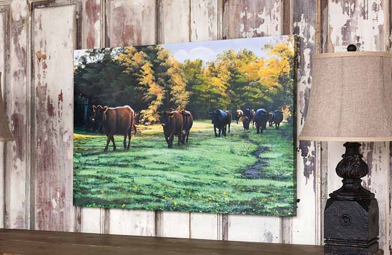 St. Joseph's Cow Pasture Canvas Wall Art